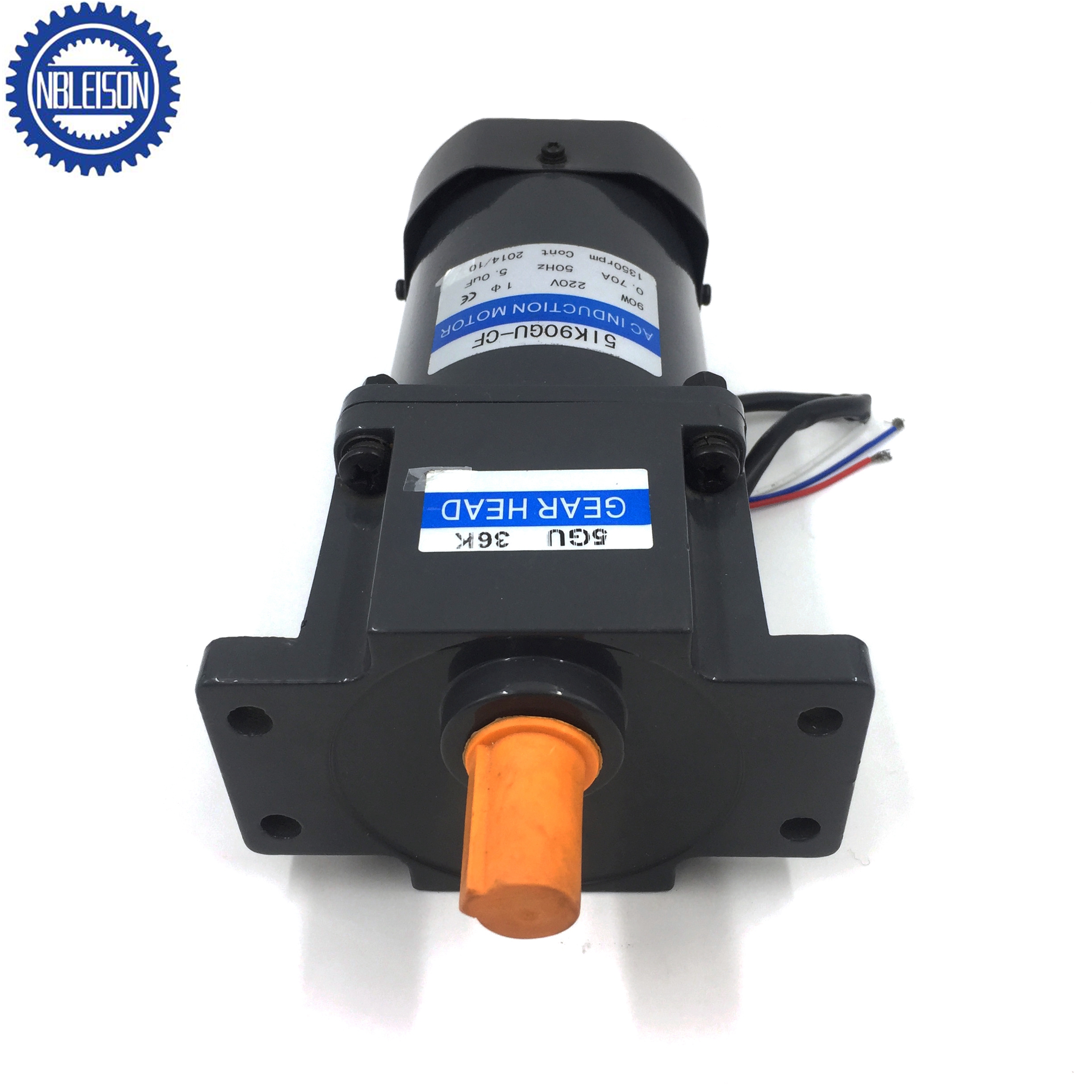 110V 90W 51K90GN AC Gear Motor 6.7 RPM Vertical Micro Electric Constant Motor 